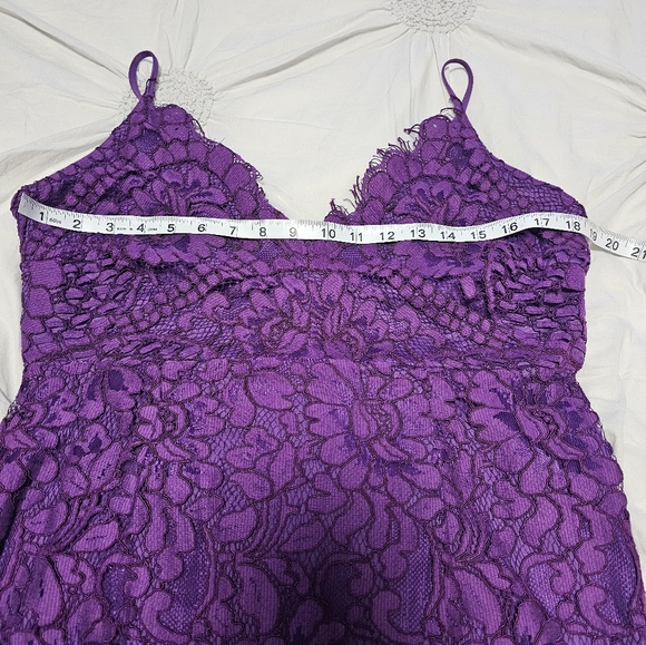 Add On $5 - Purple Lace Party Dress - Picture 12 of 14